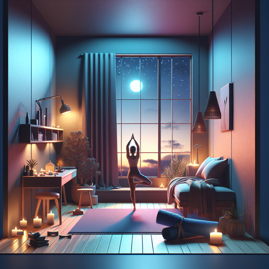 yoga voor het naar bed gaan 