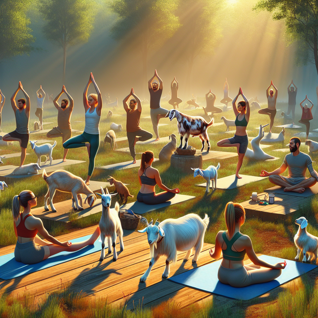 yoga met geiten 